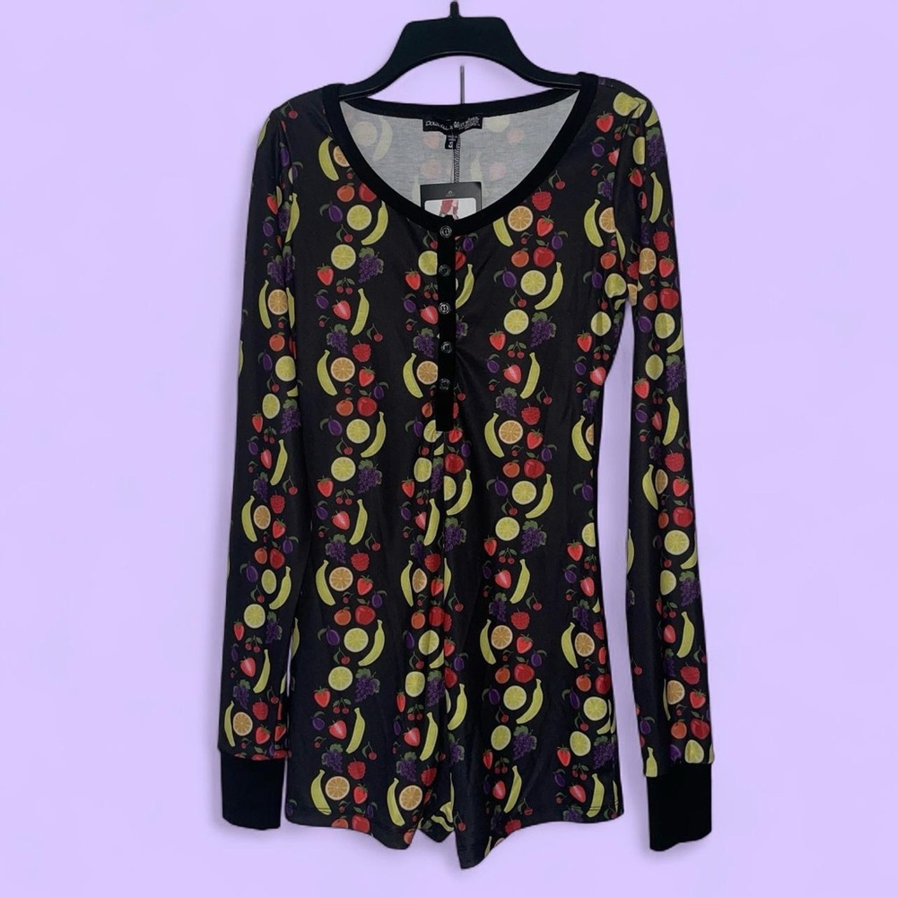 dreamer of dreams graphic romper
Dolls Kill x Willy Wonka - NWT - fruit print